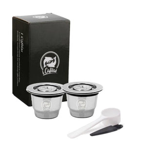 i Cafilas Reusable Coffee Pods For Nespresso Refillable Crema Espresso Capsule