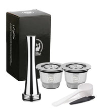 Load image into Gallery viewer, i Cafilas Reusable Coffee Pods For Nespresso Refillable Crema Espresso Capsule
