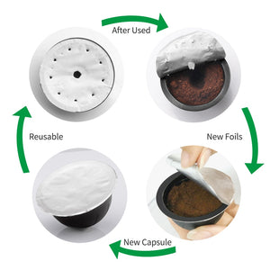 Reusable  Vertuo Pods Compatible with Nespresso Vertuoline GCA1 230ml