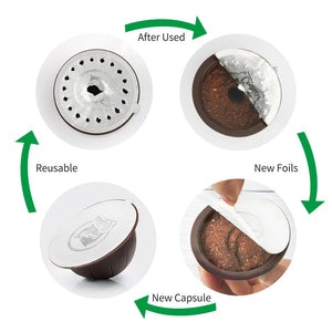 Reusable Compatible with Nespresso Vertuo Coffee Capsule 150ml