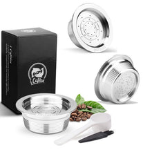 Load image into Gallery viewer, Reusable Coffee Capsule Cup for Lavazza Mio Stainless Steel Refillable Coffee Capsule
