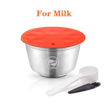 Load image into Gallery viewer, Reusable Coffee &amp; Milk Foam Filters For Nescafe Dolce Gusto Refillable Coffee Capsule Pod Stainless Steel Plastic Coffee Filters
