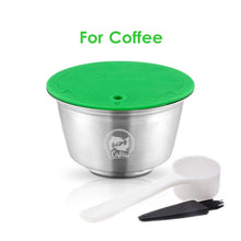 Load image into Gallery viewer, Reusable Coffee &amp; Milk Foam Filters For Nescafe Dolce Gusto Refillable Coffee Capsule Pod Stainless Steel Plastic Coffee Filters
