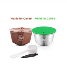 Load image into Gallery viewer, Reusable Coffee &amp; Milk Foam Filters For Nescafe Dolce Gusto Refillable Coffee Capsule Pod Stainless Steel Plastic Coffee Filters
