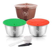 Load image into Gallery viewer, Reusable Coffee &amp; Milk Foam Filters For Nescafe Dolce Gusto Refillable Coffee Capsule Pod Stainless Steel Plastic Coffee Filters
