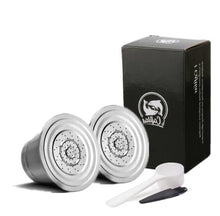 Load image into Gallery viewer, ICafilas For Nespresso Refillable Capsule Reusable Coffee Filter Dripper Steel Cafeteira Capsulas De Cafe Recargables
