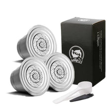 Load image into Gallery viewer, ICafilas For Nespresso Refillable Capsule Reusable Coffee Filter Dripper Steel Cafeteira Capsulas De Cafe Recargables
