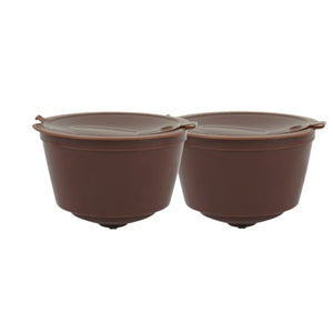Refillable Dolce Gusto Reusable Capsules Coffee Capsules Plastic Compatible with Nescafe Genio, Piccolo, Esperta