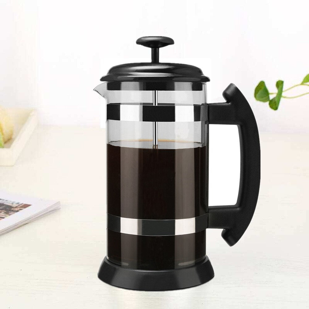 Coffee Pot French Presses Heat-Resistant Coffee Pots Delicate Plunger Coffee Tea pot Durable Portable Coffee Kettles 1000ml