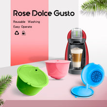 Load image into Gallery viewer, iCafilas Reusable Dolci Gusto Coffee Capsule 3rd Two Color Plastic Refillable Dolce Gusto Fit for Nescafe Coffee Machine
