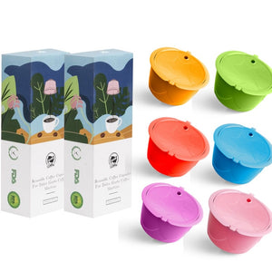 iCafilas Reusable Dolci Gusto Coffee Capsule 3rd Two Color Plastic Refillable Dolce Gusto Fit for Nescafe Coffee Machine