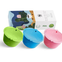 Load image into Gallery viewer, iCafilas Reusable Dolci Gusto Coffee Capsule 3rd Two Color Plastic Refillable Dolce Gusto Fit for Nescafe Coffee Machine
