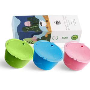 iCafilas Reusable Dolci Gusto Coffee Capsule 3rd Two Color Plastic Refillable Dolce Gusto Fit for Nescafe Coffee Machine