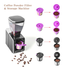 Load image into Gallery viewer, Coffee Capsule Filler 110g Capacity Half-Mechanical Reusable Coffee Capsule Filling Device Coffee Powder Filler
