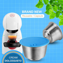 Load image into Gallery viewer, STAINLESS STEEL Metal Reusable Dolce Gusto Coffee Capsule Compatible with Nescafe Machine Refillable  Filter Dripper
