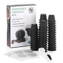 Load image into Gallery viewer, ICafilas Disposible Empty for Nespresso Coffee Capsule  Refillable Filter Tamper Press Tool Plastic Caspsule free

