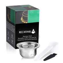 Load image into Gallery viewer, ICafilas Stianless Steel Reusable 230/70ML For Nespresso Vertuo Coffee Capsule Filter Espresso Vertuoline
