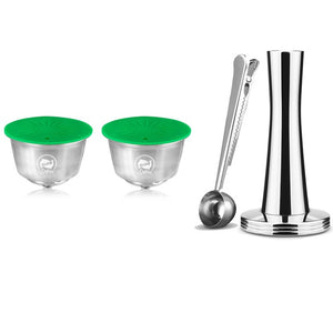 New Version Coffee Capsule For Dolce Gusto Coffee Machine Stainless Steel Crema Maker Refillable Espresso Pods