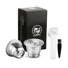 Load image into Gallery viewer, iCafilas Refillable Coffee Capsules Reusable Pods Compatible With Nespresso Inissia capsula nespresso reutilizable
