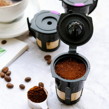 Load image into Gallery viewer, ICafilas 3pcs Upgraded Reusable Coffee K-cup R1,R2,R3 For Keurig 2.0 K Cup Coffee Capsule Filters For K200 K300 K350 K360
