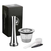 Load image into Gallery viewer, ICafilas For Nespresso Reutilisable Refillable Capsule Crema Espresso Reusable New Refillable For Nespresso Machine
