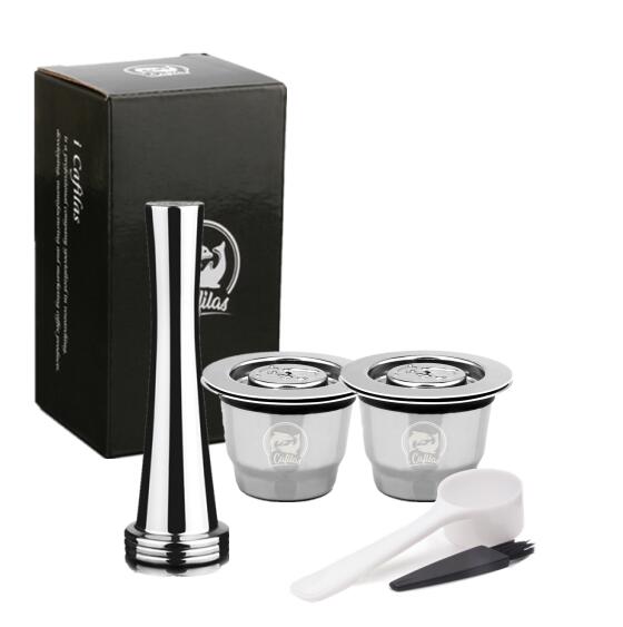 ICafilas For Nespresso Reutilisable Refillable Capsule Crema Espresso Reusable New Refillable For Nespresso Machine