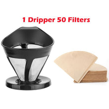Load image into Gallery viewer, Stainless Steel Honeycomb Shape Coffee Filter Baskets Reusable Dripper Cup Style Brewer Tool Handmade Coffee &amp; Tea Maker

