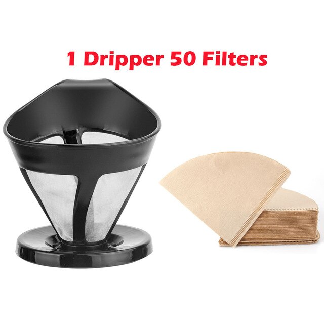Stainless Steel Honeycomb Shape Coffee Filter Baskets Reusable Dripper Cup Style Brewer Tool Handmade Coffee & Tea Maker