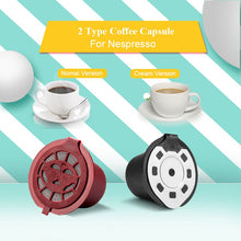 Load image into Gallery viewer, ICafilasReusable Compatible with Nespresso Capsule for Nespresso Coffee machine Refillable Baskect Filter
