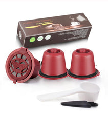 Load image into Gallery viewer, ICafilasReusable Compatible with Nespresso Capsule for Nespresso Coffee machine Refillable Baskect Filter
