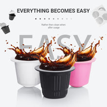 Load image into Gallery viewer, Aluminum Espresso Lids Foil Seals Reusable Filters Compatible with Nespresso Original Lline Pods | Easy to Fill Your Own Filters
