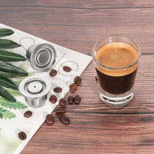 Load image into Gallery viewer, ICafilasReusable Coffee Capsule For Nespresso Machine Refilable Filter For Cafeteira Nespresso inissia Stainless Steel
