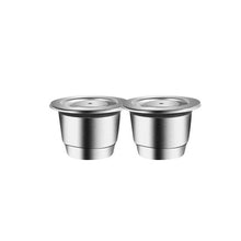 Load image into Gallery viewer, ICafilasReusable Coffee Capsule For Nespresso Machine Refilable Filter For Cafeteira Nespresso inissia Stainless Steel
