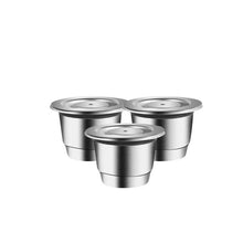 Load image into Gallery viewer, ICafilasReusable Coffee Capsule For Nespresso Machine Refilable Filter For Cafeteira Nespresso inissia Stainless Steel
