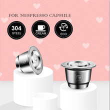 Load image into Gallery viewer, ICafilasFor Nespresso Reutilisable  Refillable Capsule Crema Espresso Reusable Refillable Coffee Filter
