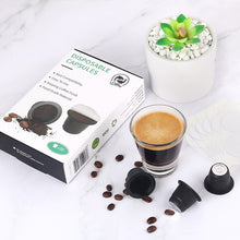 Load image into Gallery viewer, ICafilas50/100 sets Disposiable Empty For Nespresso and Adhesive Aluminum Lids Seals for Nespresso Capsule DIY Own Coffee
