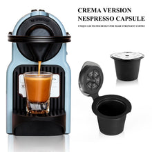 Load image into Gallery viewer, ICafilasUpgrade/Normal Crema Coffee Filters For Nespresso Maker Coffee Capsule Plastic Capsule Refillable Reusable Nescafe
