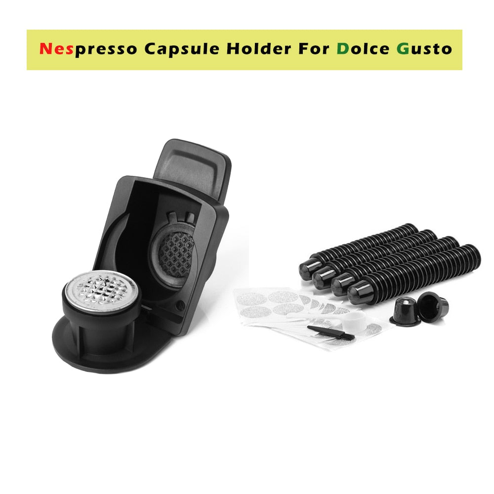 Capsule Holder Nespresso Pod Adapter For Dolce Gusto Refillable