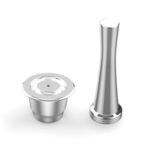 Load image into Gallery viewer, Espresso Capsulas De Cafe Recargables Stainless Steel Cream Version Capsule For Nespresso Refillable Capsule Reusable Pods

