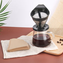 Load image into Gallery viewer, Coffee Filter Baskets Reusable Refillable Dripper Cup Style Brewer Tool Handmade Coffee &amp; Tea Maker
