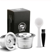 Load image into Gallery viewer, ICafilas Stainless Steel Refillable Reusable Coffee Capsule Cafeteira Filter for Caffitaly &amp; Tchibo Cafissimo Classic Machine
