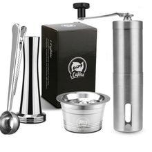Load image into Gallery viewer, ICafilas Stainless Steel Refillable Reusable Coffee Capsule Cafeteira Filter for Caffitaly &amp; Tchibo Cafissimo Classic Machine
