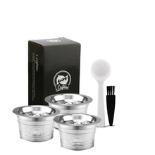 Load image into Gallery viewer, ICafilas Stainless Steel Refillable Reusable Coffee Capsule Cafeteira Filter for Caffitaly &amp; Tchibo Cafissimo Classic Machine
