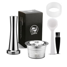 Load image into Gallery viewer, ICafilas Stainless Steel Refillable Reusable Coffee Capsule Cafeteira Filter for Caffitaly &amp; Tchibo Cafissimo Classic Machine
