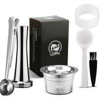 Load image into Gallery viewer, ICafilas Stainless Steel Refillable Reusable Coffee Capsule Cafeteira Filter for Caffitaly &amp; Tchibo Cafissimo Classic Machine

