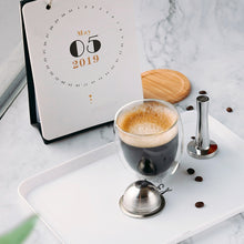Load image into Gallery viewer, 80/150/230ML Reusable Coffee Capsule For Nespresso Vertuoline &amp; Delonghi Refillable Stainless Steel Coffee Filter With Milk Frother
