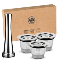 Load image into Gallery viewer, ICafilasCapsule For Nespresso Reutilisable 2 In 1 Usage Refillable Capsule Crema Espresso Reusable Refillable Coffee Filter
