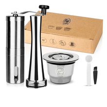 Load image into Gallery viewer, ICafilasCapsule For Nespresso Reutilisable 2 In 1 Usage Refillable Capsule Crema Espresso Reusable Refillable Coffee Filter
