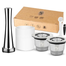 Load image into Gallery viewer, ICafilasCapsule For Nespresso Reutilisable 2 In 1 Usage Refillable Capsule Crema Espresso Reusable Refillable Coffee Filter
