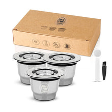 Load image into Gallery viewer, ICafilasCapsule For Nespresso Reutilisable 2 In 1 Usage Refillable Capsule Crema Espresso Reusable Refillable Coffee Filter

